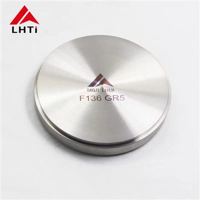 Đĩa titan hình tròn màu bạc được đánh bóng 150mm-1300mm 35mm-550mm Vỏ gỗ dán